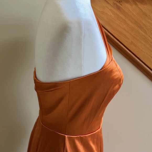 Bridal Babes Bridesmaid Dress Size 8 Copper New With Tags - Picture 13 of 16